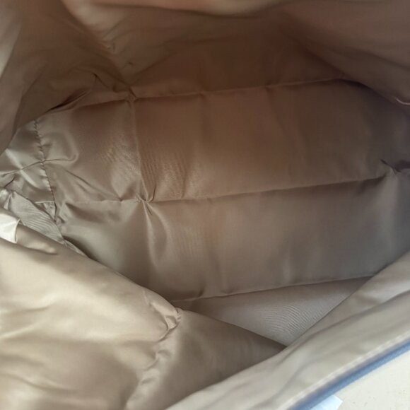 NWT COACH Getaway Signature Grey Nylon Packable Weekender Bag and Pouch #F77321 - Picture 5 of 6